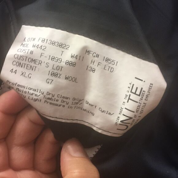 Size 44 Hickey Freeman Jacket EUC - Picture 7 of 8